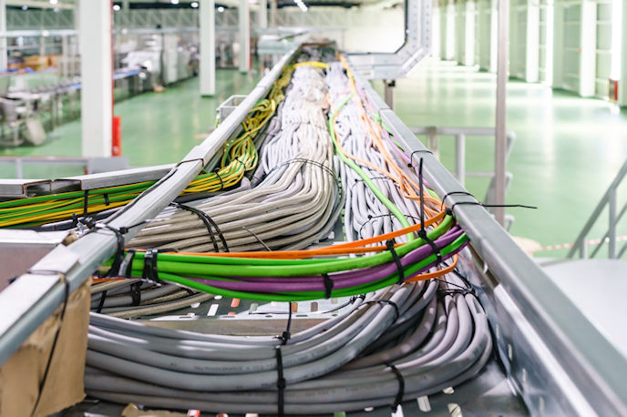 Warehouse data cabling